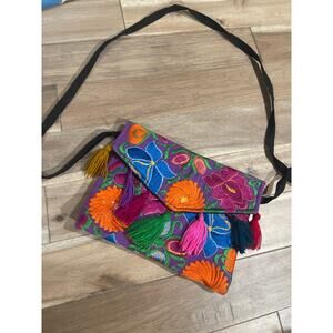 Handmade Mexican artisanal purse pocketbook